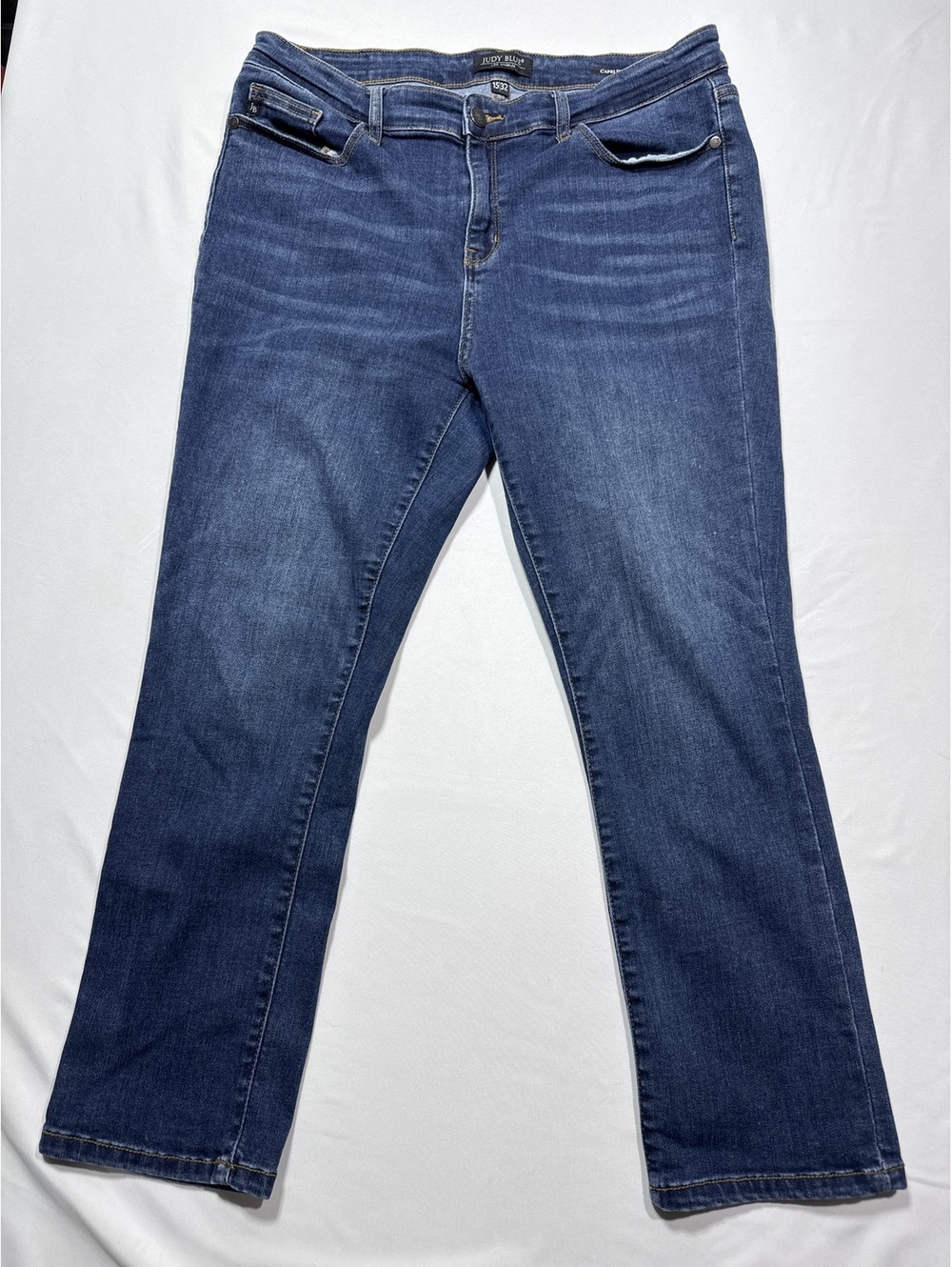Judy Blue Classic Blue Denim Jeans - Size 15/32 with Perfect